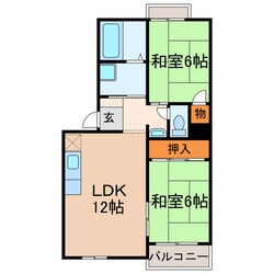 グリーンハイツ春日井（上条町）の物件間取画像